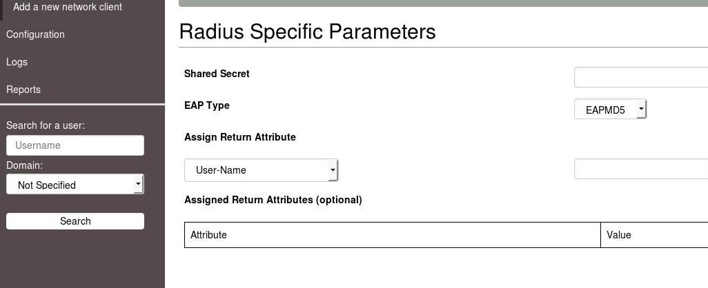 radius shared secret