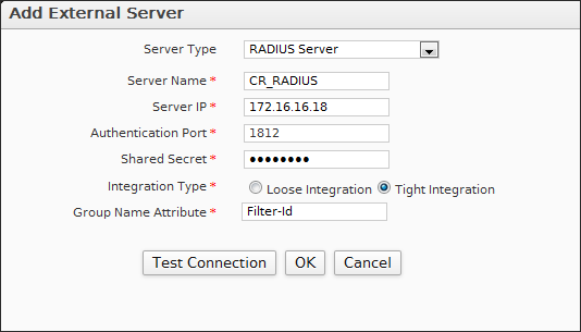 Cyberroam Radius for 2FA