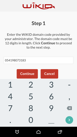 Add a WiKID Domain to the software token