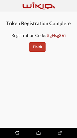 registration code