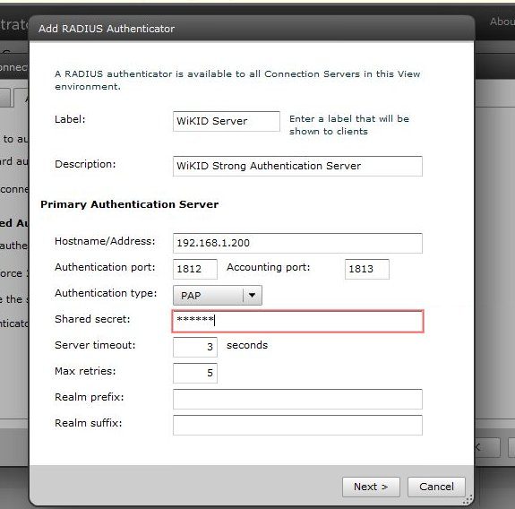 VMWare View Virtual desktop gets two-factor authentication