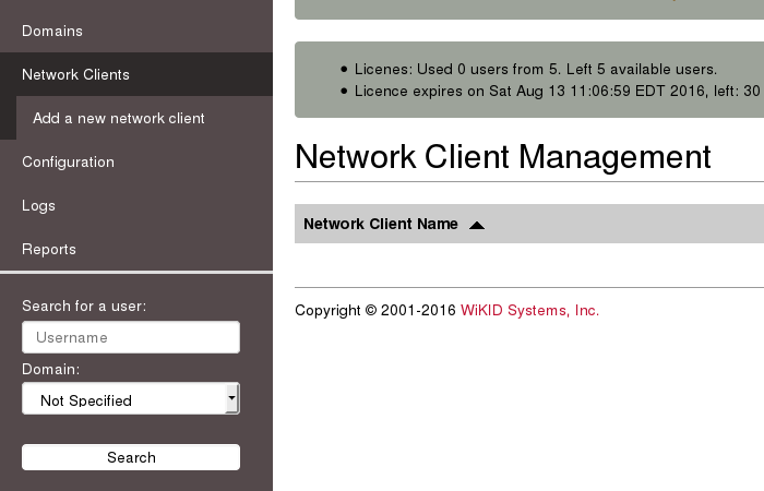 Network Client