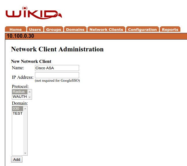 2 factor for cisco asa - WiKID2