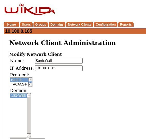 SonicWall - WiKID